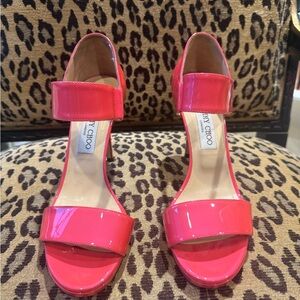 Jimmy Choo Pink Patent Heels